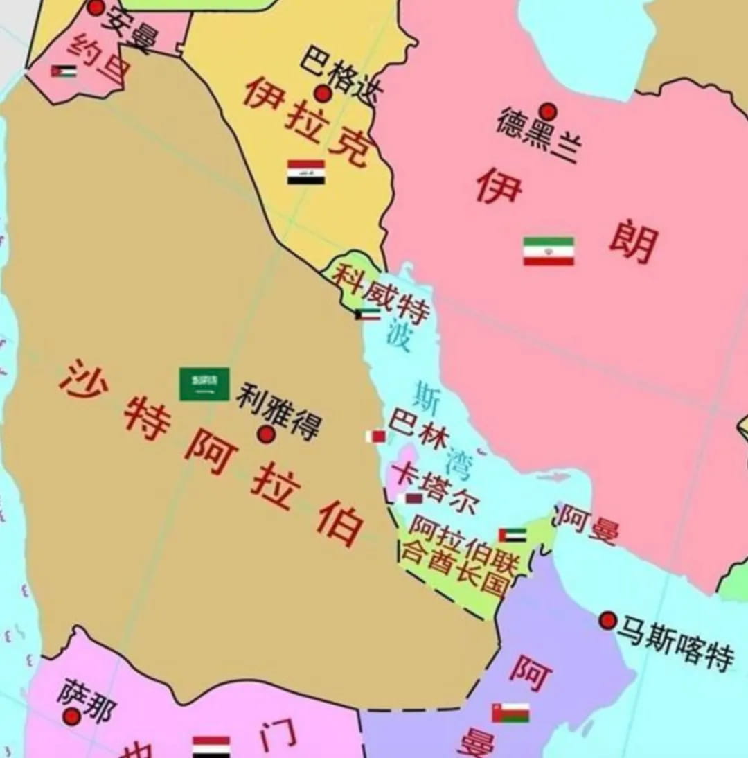 中东地图